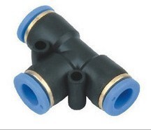 Pneumatic plastic joint Trachea joint Quick three-way joint Plastic positive three-way PE 4 6 8 10 12