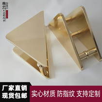 Glass door handle triangle door handle Chinese metal door handle antique box door handle