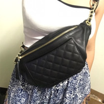 2021 new net red identical genuine leather rhomboid chain Baotou layer beef leather single shoulder oblique satchel with small black bag tide woman