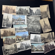 Italian album Milan Cathedral European old postcards original postcards from 1900-1930
