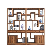 New Chinese Bou Ancient Shelf Modern Minimalist Book Room Bookshelves Antique Rack Storage Rack Combo multi-treasure cockloft furniture
