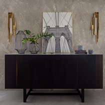 New Chinese Solid Wood Dining Side Cabinet Zen with light luxury vintage lockers with door New Classical Preparation Table door Hall Xuanguan Table