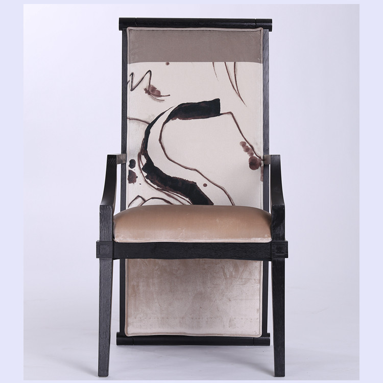 New Chinese Club Hotel negotiates table and chair of the beauty sale room of the film room room solid wood reception chair