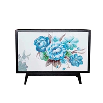 Modern Chinese style dining side cabinets New Chinese style minimalist painted solid wood Decorative Cabinets Lockers Hotel Clubhouse Furnishings