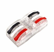 Quick press terminal block LT222 2122 2133 transparent color press handle 2 in 2 out 3 in 3 out