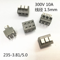 Screw free PCB terminal block Spring Press Type 235-3 81mm 5 0mm pitch ballast wiring