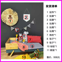 Childrens delivery real scene Production self-assembly photography Photo studio store photo Nordic Korean props New