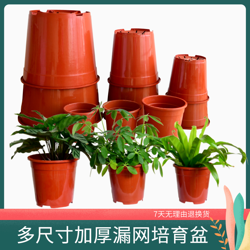 Thickened Flower Pot Plastic Orchid Multi Meat Small Flower Pot Resin Gallon Basin Big currant Garden Pot special nursery basin