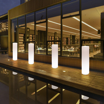 led outdoor villa corridor luminous lamp post waterproof floor lamp courtyard light luxury design landscape decoration atmosphere lamp