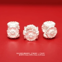 Серебряный бриллиант 180#, четырехгранный цветок диаметром 5,5 мм