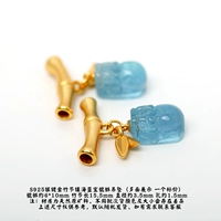 Серебряный кулон Pi Xiu с инкрустацией из серебра 106 # из бамбука