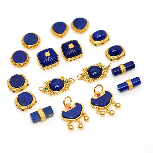 Натуральная инкрустация камня, браслет, золотые аксессуары, подвеска, серебро 925 пробы, DIY