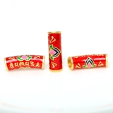 Красная изогнутая трубка, браслет, бусины, золотые аксессуары