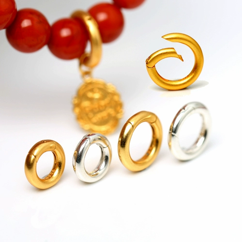 Универсальные колечки для украшений и бижутерии, аксессуар, браслет, ожерелье, подвеска, серебро 925 пробы, DIY