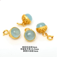 Сапфировая подвеска, серебро 25 пробы