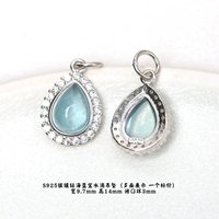 45#Серебряная инкрустированная алмазная море Smurra Smurra Crop Count