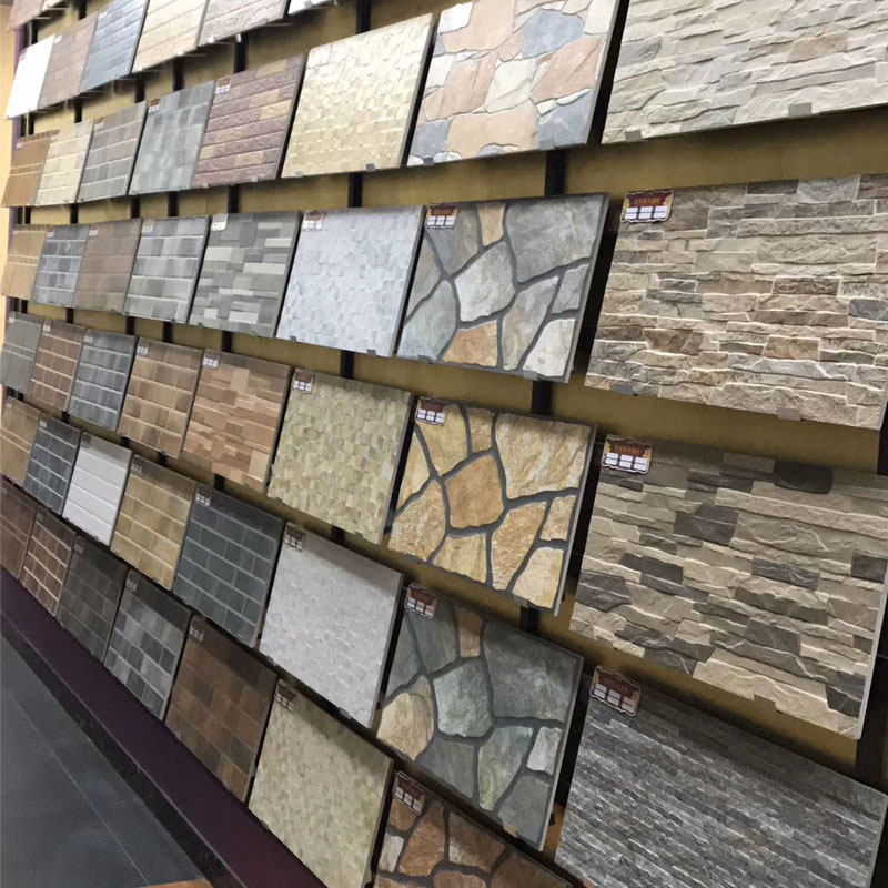 Cultural Stone Wall Brick 300x600 Antifreeze External Wall Imitation Ancient Background Wall Construction of Brick Brick Red grey Gradual Floor Balcony