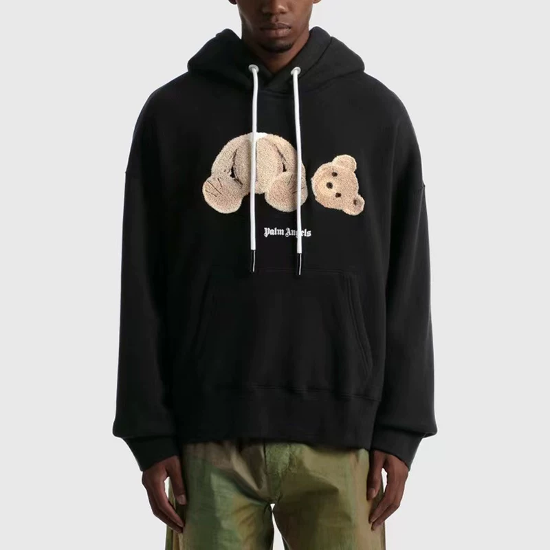 [MA-GD] Palm Angels Classic Palm Emperor Embroidered Tapers Loose Casual Casual Sweatshirt