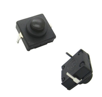 One on one off key switch 12*12*9 4mm high flashlight switch 2-foot self-locking switch