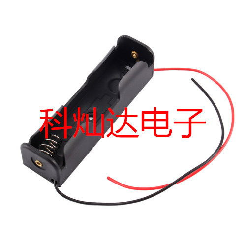 With lead wire 18650 battery case Lithium battery 1 section 18650 with wire battery case 18650 tandem battery holder