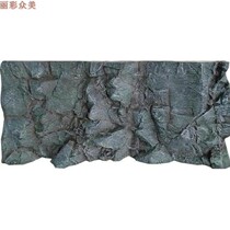 PU Background board 3d Solid water group Three lakes Light Seawater Fish Tank Climbing the Rainforest View Home Hotel Decoration