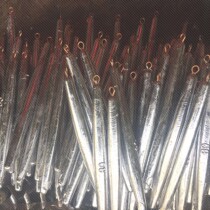 New anchor fish Long strip ring lead pendant Anti-hanging bottom cylindrical lead lump lead pendant Fishing lead fishing lead pendant Long throw lead