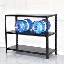 Black three-layer shelf Home shelves Floor Kitchen Small Shelving Iron Shelf Multilayer Small Simple Storage Racks