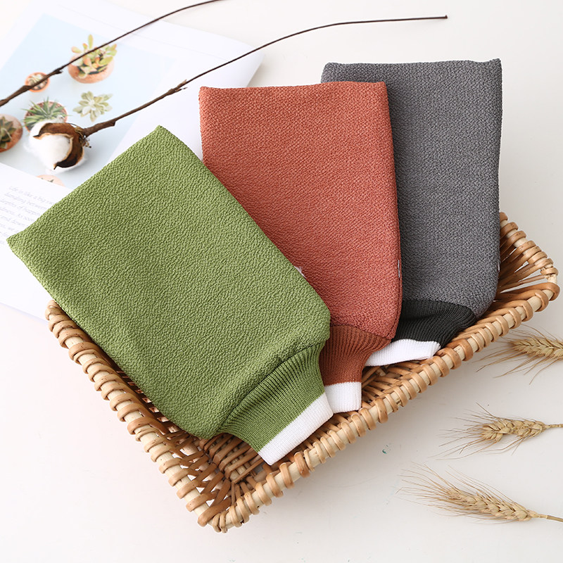 Bath towels Strong rubbing dirt Decontamination Adult Bifacial Rubbing Back Gloves Korea Free to rub home bath towels Bath Towel