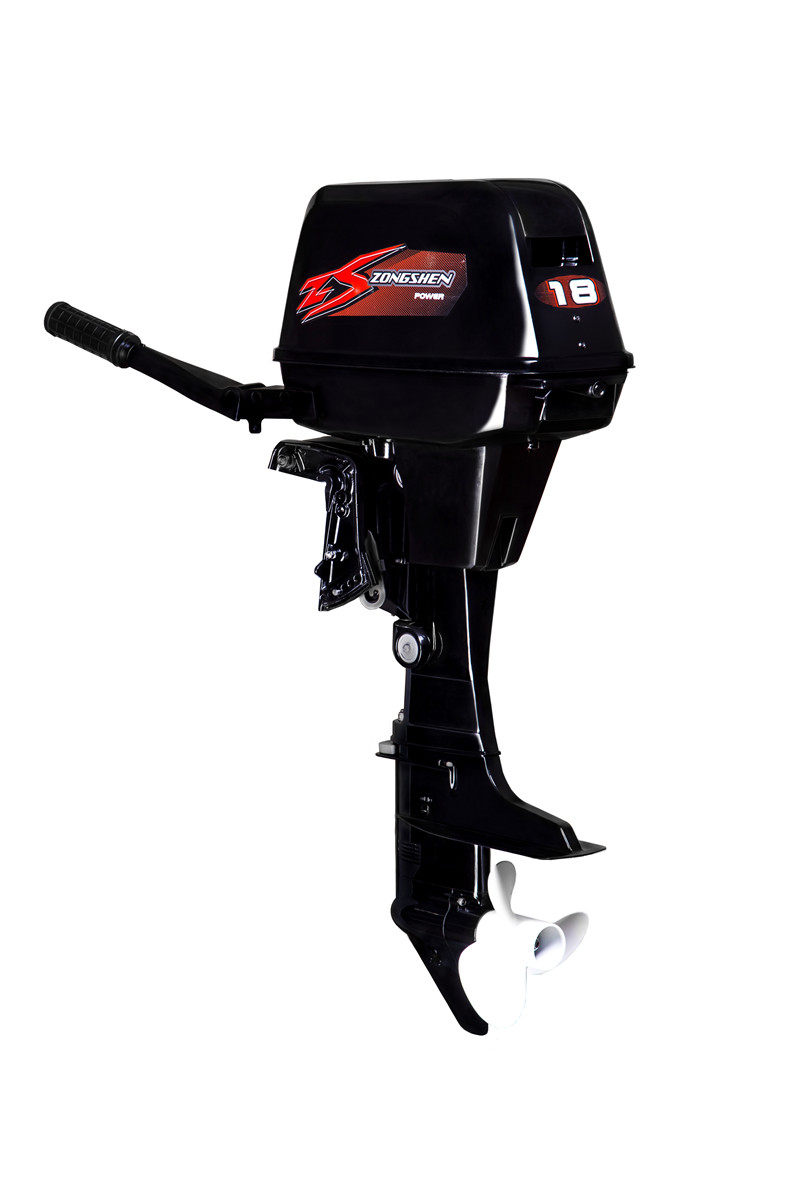 Zongshen 18 horsepower 2 stroke boat outboard motor outboard motor marine engine hanging paddle machine boat motor rubber dinghy aluminum boat