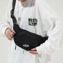 Crossbody bag mens trendy brand chest bag mens 2024 new backpack waist bag sports shoulder bag womens and boys small shoulder bag
