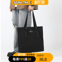 Single Shoulder Bag Men Tide Day Ensemble Brief Handbag Mens Bags Large Capacity Backpacker Satchel Satchel Students Class Bag