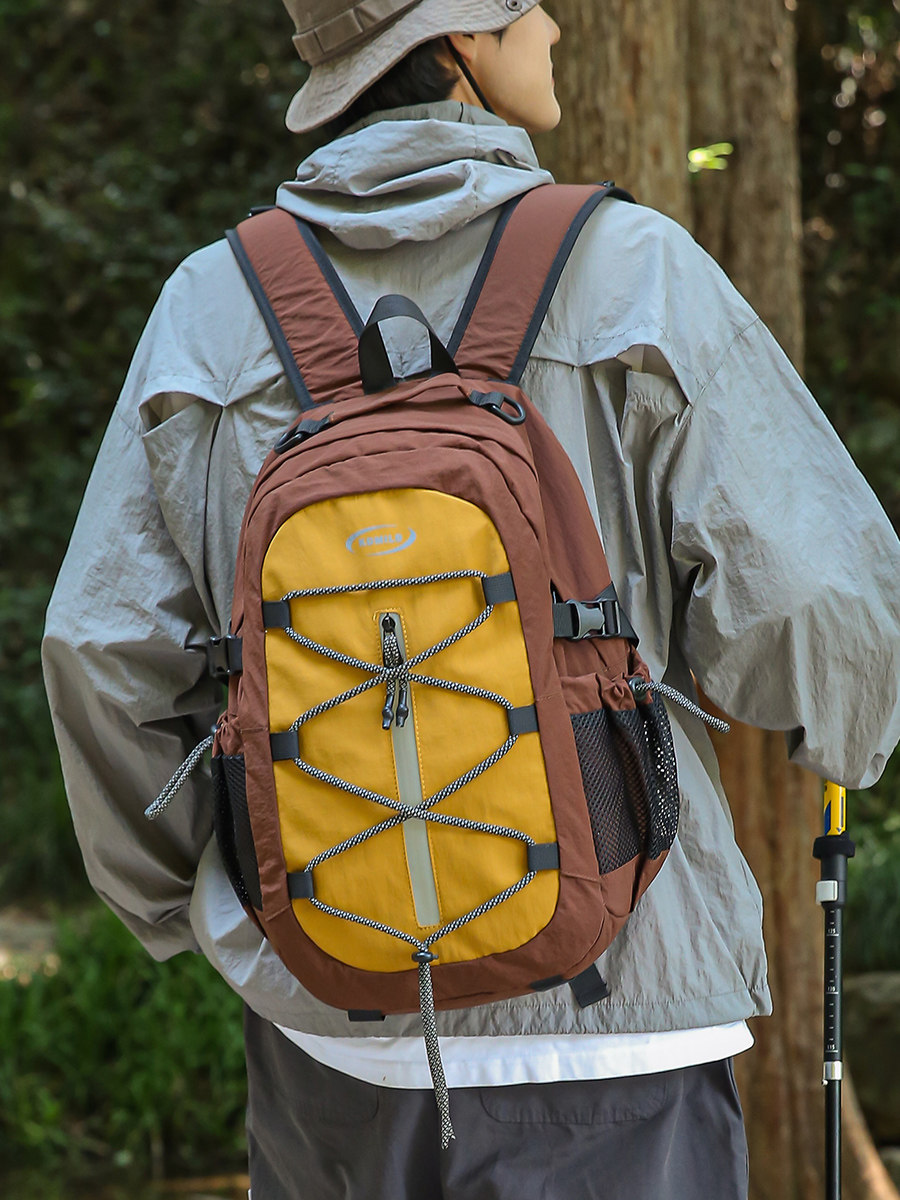 Outdoor Backpack, Large-Capacity Hiking Sports Backpack, Mountaineering Bag, Men's Commuter School Bag, Female College Student Computer Bag