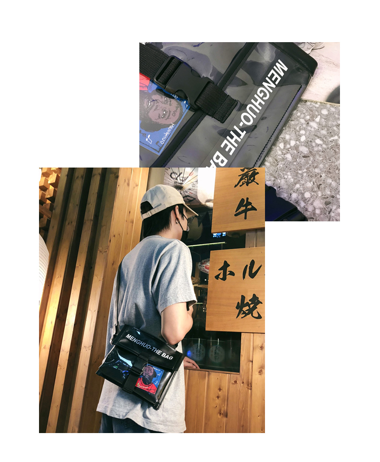 Thương hiệu thủy triều Châu Âu và Hoa Kỳ Túi xách nam và nữ thể thao giải trí hip hop cá tính 蹦 di túi đeo vai túi nhỏ gói - Túi của con người juno túi xách