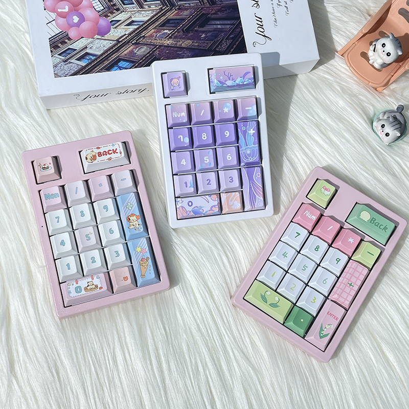 Pad Small Keyboard Y19 Numeric Keypad Hot-Swappable Mechanical Keyboard Kit Financial Accounting External Keyboard Wired Version