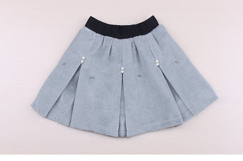 Jupe fillette MORSAISTAR en mélange - Ref 2048905 Image 41