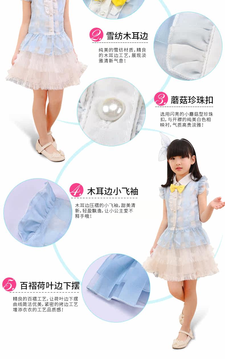 Chemise fille MORSAISTAR à manche courte - Ref 2086431 Image 24