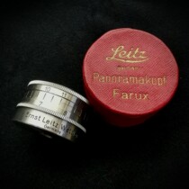 Leica Leitz Farux panoramic head 360-degree shot 9 sheets 1926 early nickel-plated