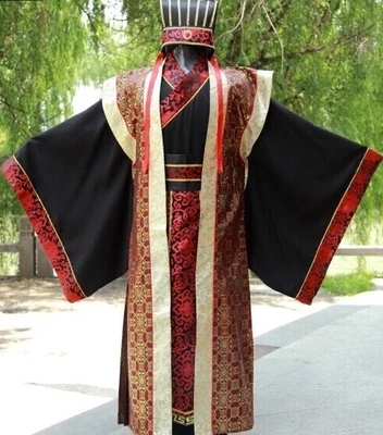 Han Dynasty Ancient Costume Men's Wedding Costume Han Style Emcee Costume Ancient Chengchen Sacrificial Costume Master's Outer Performance Costume