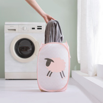 Dirty clothes basket dirty clothes storage basket household fabric dirty clothes basket laundry basket Nordic folding waterproof toy storage bucket