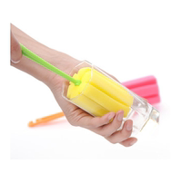 Multi-function dead angle extended sponge Sanitary brush cup brush Cup brush cleaning brush Simple and durable cup brush