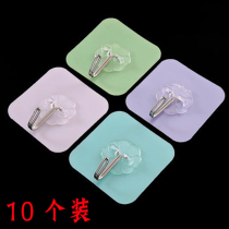 Adhesive hook strong adhesive paste Wall Wall Wall Wall load-bearing suction cup kitchen hook no trace paste door rear hole-free hook