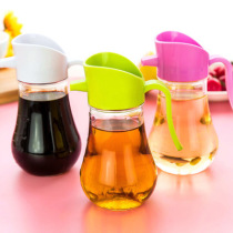 Leak-proof glass oil pot Kitchen supplies oil tank Soy sauce bottle Vinegar bottle Household large seasoning bottle