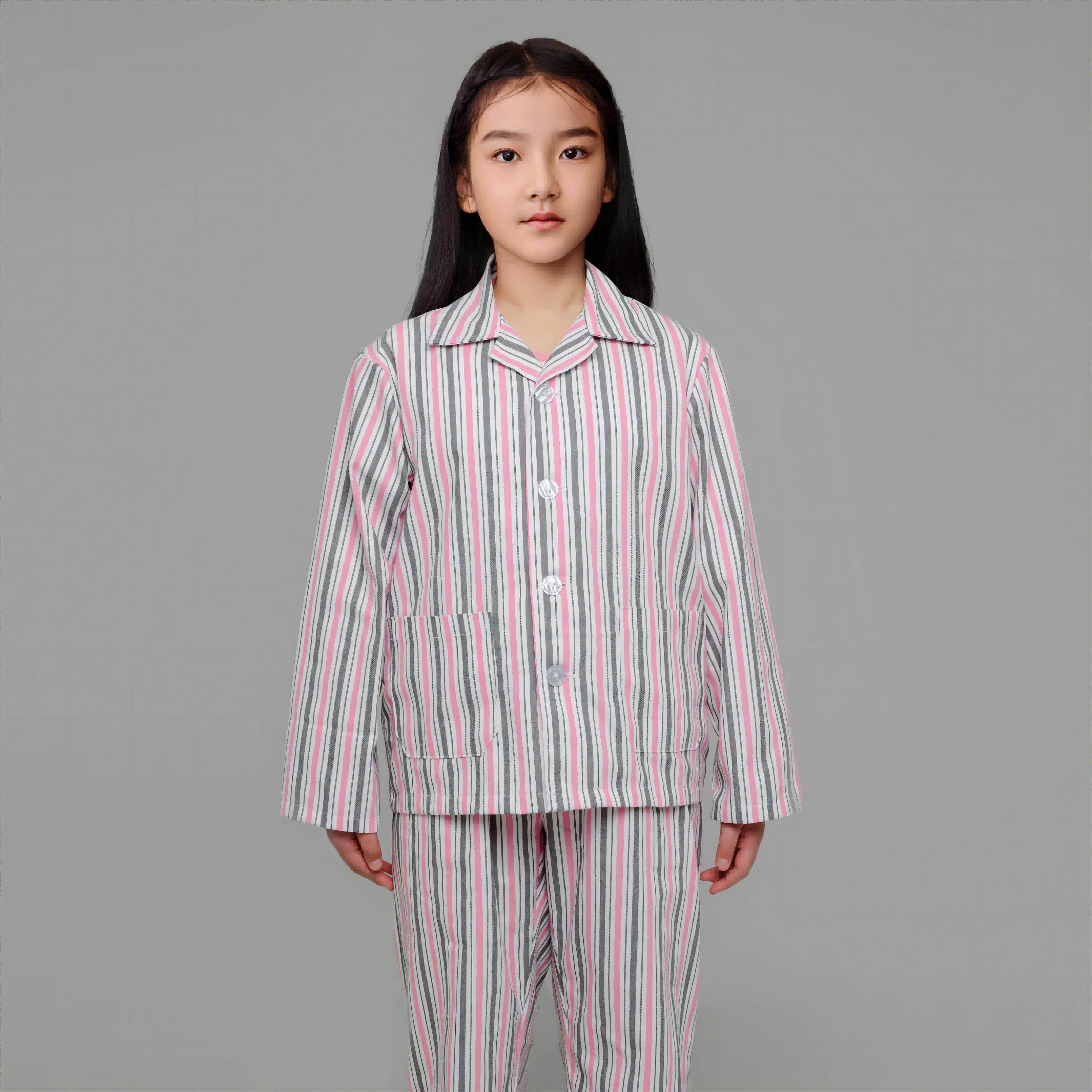 婴幼儿童病号服妇幼医院儿科病房用病服男女孩蓝粉白条纹病员服