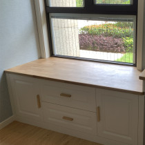 Solid wood bay window sill Bay window board Oak board Wooden window sill board Wooden window sill platform board Log custom wooden desktop