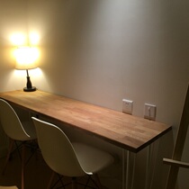 White oak solid wood countertop desktop board Bar table Solid wood bar board Window sill board Office desktop bar