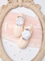 Мясо розово-белая танцевальная туфли с розовой тканей