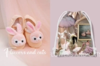 Розовый кролик, туфли, сумка для хранения