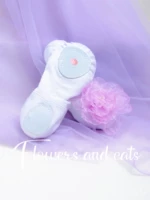 Белый пурпурный танца обуви