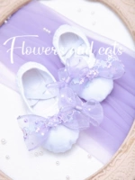 Белая звезда ленточная туфли