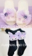 Purple Skill Star Slippers+носки